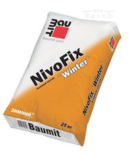 Baumit NivoFix Winter, Зимний клей для монтажа теплоизоляции в СФТК, 25кг