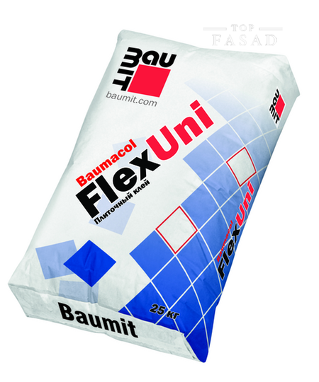 Baumit Baumacol FlexUni, Высокопрочный клей для плитки и камня, C2TE, 25 кг