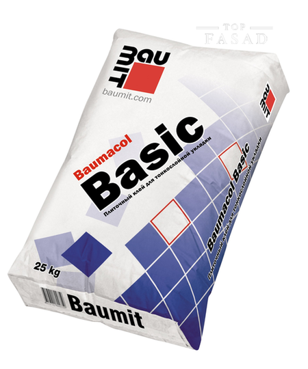 Baumit Baumacol Basic, Плиточный клей, C1, 25 кг