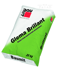 Baumit GlemaBrillant, Известково-цементная шпаклевка для фасадных работ, 20 кг